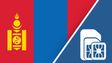 Mongolia SIM Card – Travel connectivity for Mongolia. Image featuring the Mongolia flag and a SIM card icon.