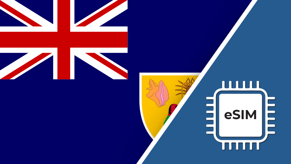 Carte SIM virtuelle des îles Turques-et-Caïques