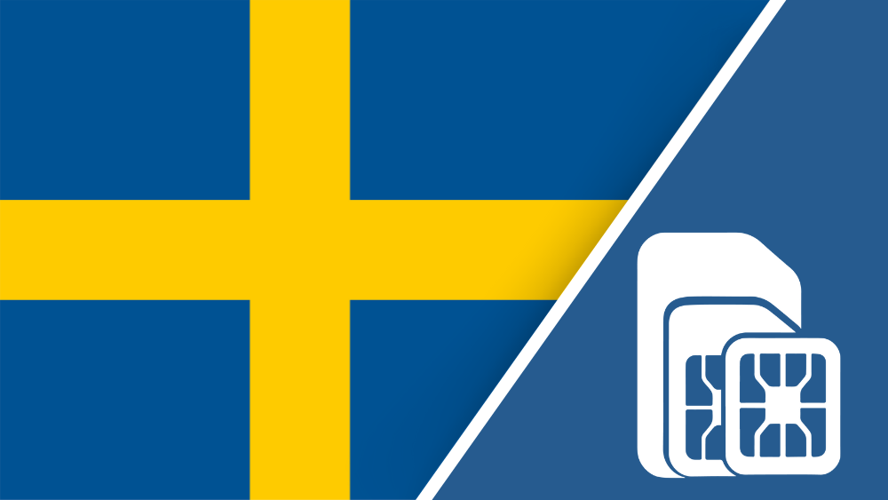 Scandinavia SIM Card – Travel connectivity for Scandinavia. Image featuring the Scandinavian flag and a SIM card icon.