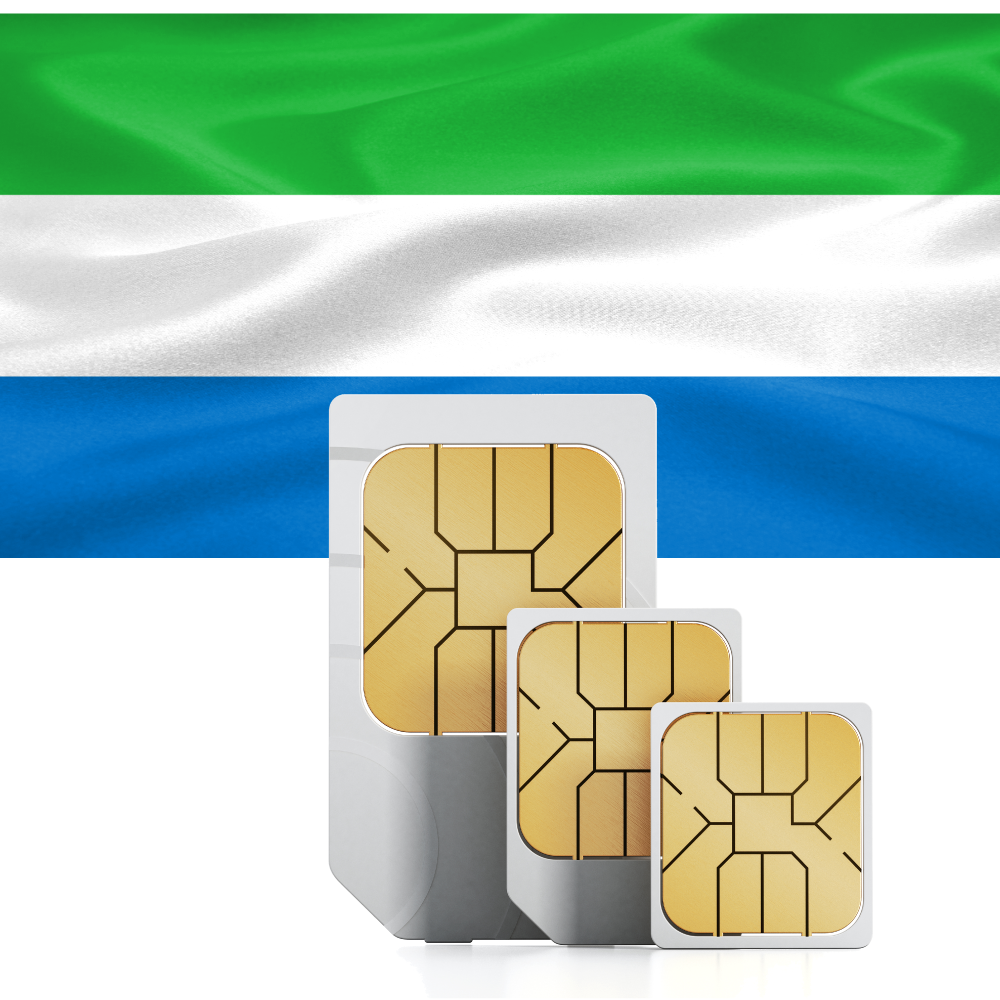 Prepaid-Reise-SIM-Karte für Sierra Leone