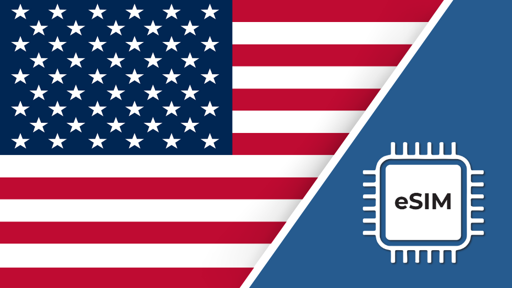 USA eSIM: Unbegrenzte Daten, Anrufe und SMS