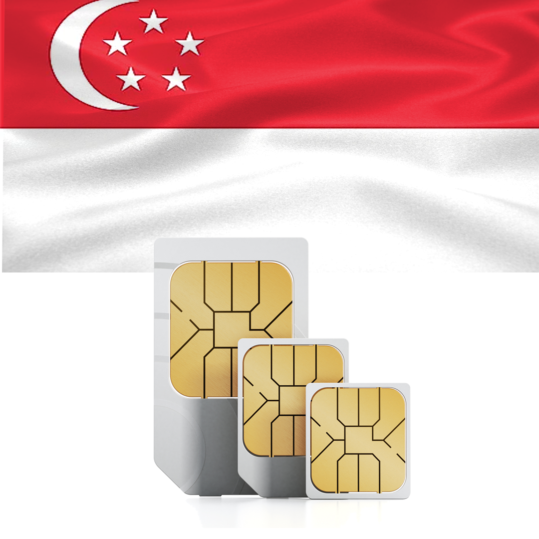 Singapour Données prépayées uniquement Carte SIM de voyage