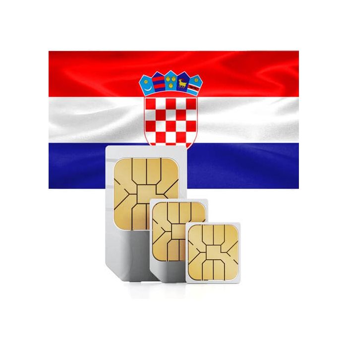 Prepaid-Reise-SIM-Karte für Kroatien