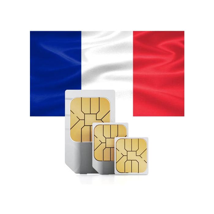 Carte SIM de voyage prépayée pour la France