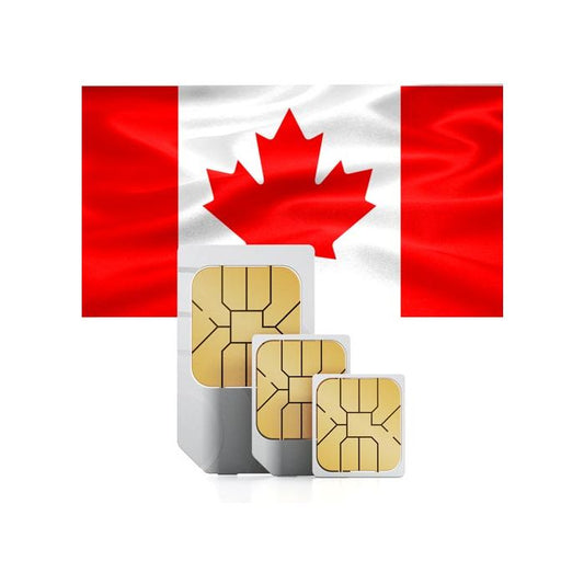 Canadian Data Only Prepaid-Reise-SIM-Karte für Touristen