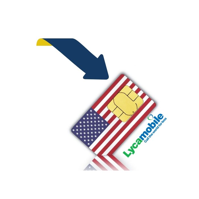 Aufladen unserer Lycamobile SIM-Karte (USA)